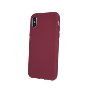   Silicone Case iPhone 11 Pro Max szilikon hátlap, tok, bordó