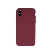   Silicone Case iPhone 7/8/SE (2020/2022) szilikon hátlap, tok, bordó
