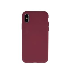   Silicone Case iPhone 7/8/SE (2020/2022) szilikon hátlap, tok, bordó