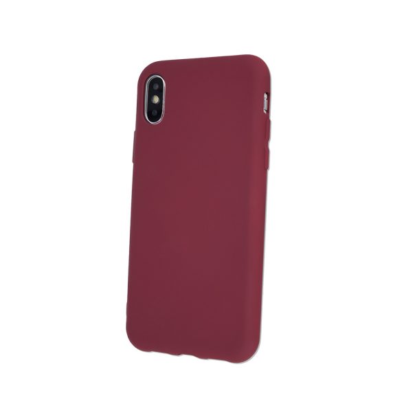 Silicone Case iPhone 7/8/SE (2020/2022) szilikon hátlap, tok, bordó