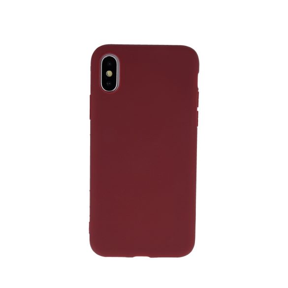 Samsung Galaxy A50/A30/A50s/A30s Matt TPU szilikon hátlap, tok, bordó