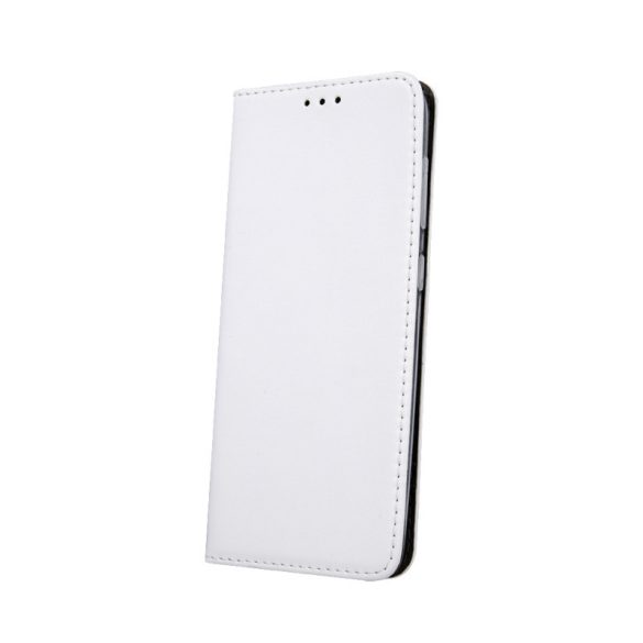Smart Magnetic Huawei P30 Lite oldalra nyíló tok, fehér
