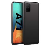   Samsung Galaxy A71 Soft Matt Gel TPU szilikon hátlap, tok, fekete