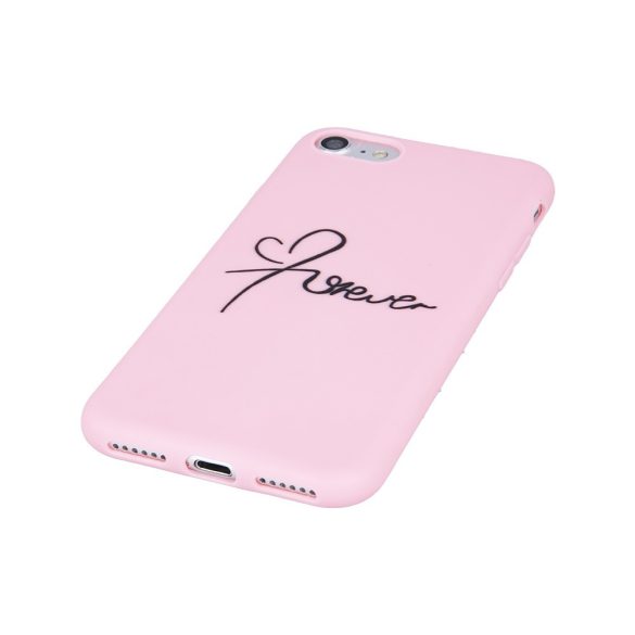 Forever Love TPU Samsung Galaxy S10e hátlap, tok, rózsaszín