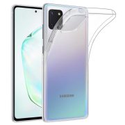   Samsung Galaxy Note 10 Lite/A81 Slim case 1mm szilikon hátlap, tok, átlátszó