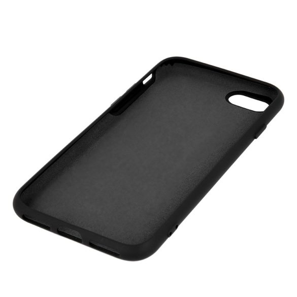 Silicone Case Samsung Galaxy A51 hátlap, tok, fekete