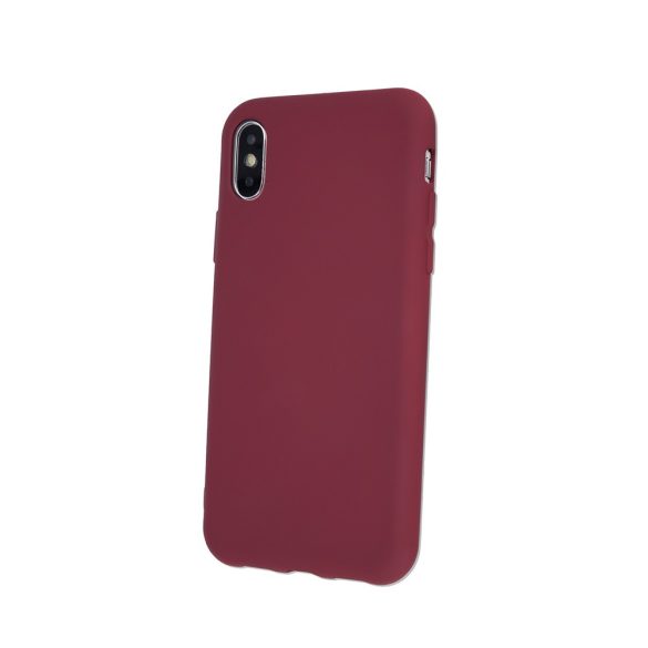 Silicone Case Samsung Galaxy A51 hátlap, tok, bordó