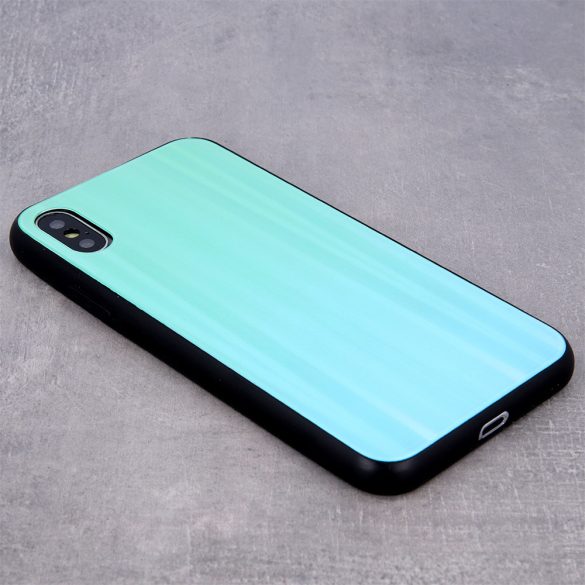 Aurora Glass Samsung Galaxy A51 hátlap, tok, menta zöld