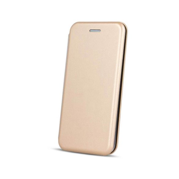 Smart Diva Huawei P40 oldalra nyíló tok, rozé arany