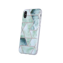   Geometric Marmur Case Samsung Galaxy A71 5G hátlap, tok, zöld