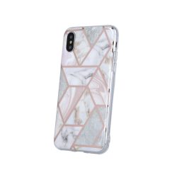   Geometric Marmur Case iPhone 7/8/SE (2020) hátlap, tok, rózsaszín