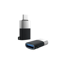 XO NB149-F USB-A/USB-C OTG adapter, fekete