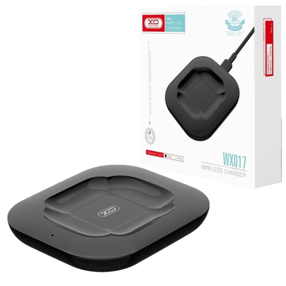 XO WX017 Wireless Charger Airpods Pro, 10W vezeték nélküli töltő, fekete