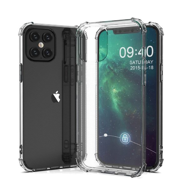 Anti-Shock Xiaomi Redmi 9 1.5mm szilikon hátlap, tok, átlátszó