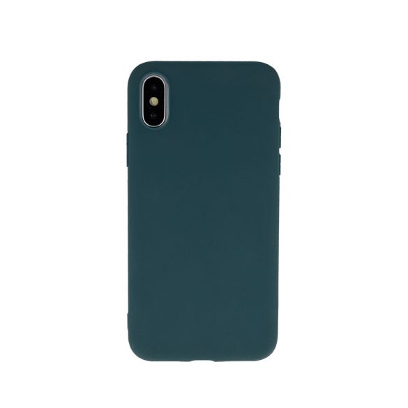 Xiaomi Redmi 9T/9 Power/Poco M3 Matt TPU szilikon hátlap, tok, sötétzöld