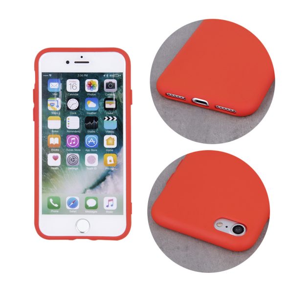 Silicone case Xiaomi Mi 11 Lite/Mi 11 Lite 5G hátlap, tok, piros