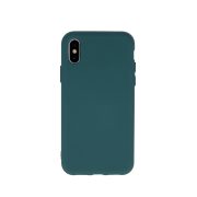   Silicone Case Samsung Galaxy A52 4G/A52 5G/A52s 5G hátlap, tok, sötétzöld