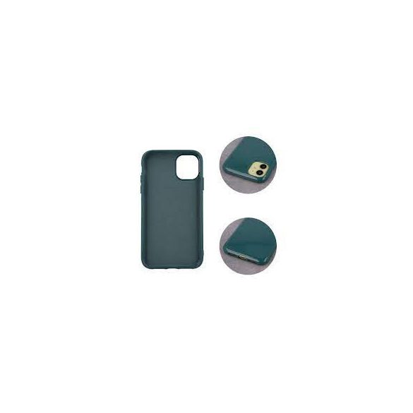 Jelly case Samsung Galaxy Xcover 5 hátlap, tok, sötétzöld