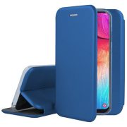   Smart Diva Xiaomi Redmi 9T/9 Power/Note 9 4G/Poco M3 oldalra nyíló tok, sötét kék