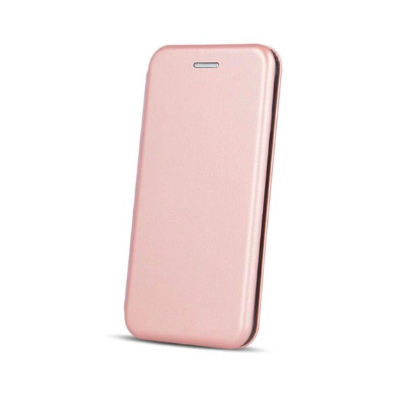 Smart Diva Xiaomi Redmi 9T/9 Power/Note 9 4G/Poco M3 oldalra nyíló tok, rozé arany