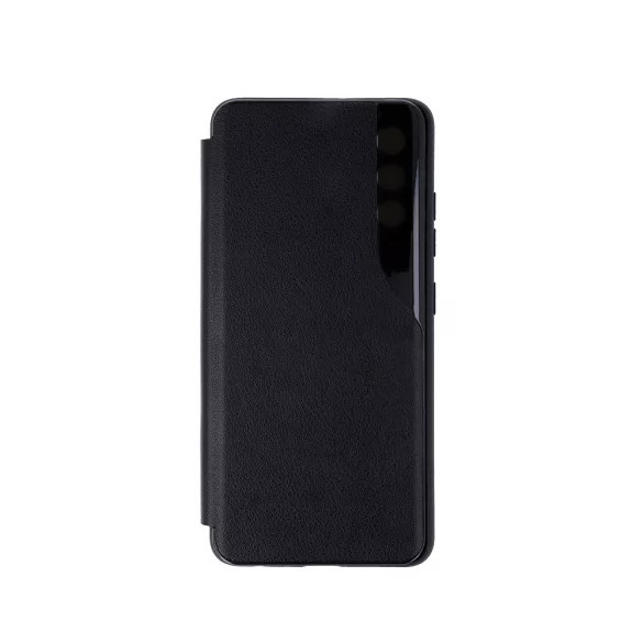 Eco Leather View Case 2 Xiaomi Redmi 9C oldalra nyíló tok, fekete