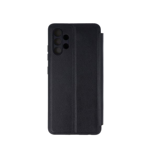 Eco Leather View Case 2 Samsung Galaxy A72/A72 5G oldalra nyíló tok fekete