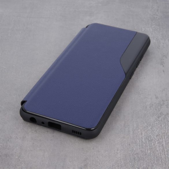 Eco Leather View Case 2 Xiaomi Redmi 9C oldalra nyíló tok, sötétkék