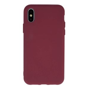 Silicone case Samsung Galaxy A22 5G hátlap, tok, bordó