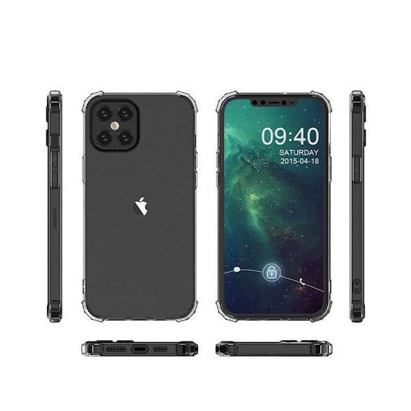 Anti-Shock Samsung Galaxy A22 5G 1.5mm szilikon hátlap, tok, átlátszó