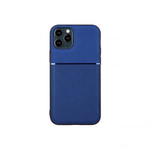 Elegance Case Samsung Galaxy A12/M12 hátlap, tok, sötétkék