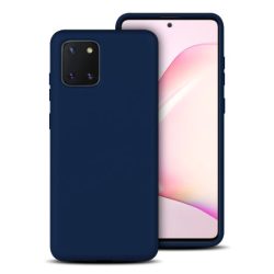   Silicone case Samsung Galaxy A22 4G hátlap, tok, sötétkék