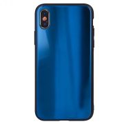   Aurora Glass Xiaomi Redmi 9C edzett üveg hátlap, tok, sötétkék