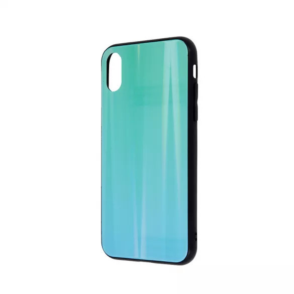 Aurora Glass Xiaomi Redmi 9C edzett üveg hátlap, tok, menta