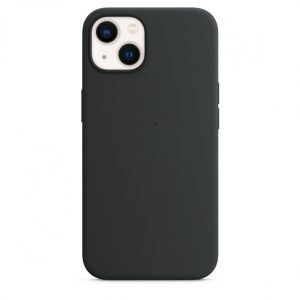 Silicone case iPhone 13 Pro hátlap, tok, fekete