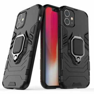 Armor Ring iPhone 13 Pro ütésálló hátlap, tok, fekete