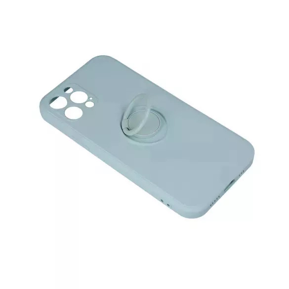 Finger Grip iPhone 13 Pro Max hátlap, tok, szürke