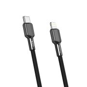 XO NB183A PD USB-C/Lightning kábel, 20W, 1m, fekete