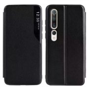   Eco Leather View Case 2 Xiaomi Redmi 9T/Poco M3 oldalra nyíló tok, fekete