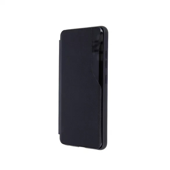 Eco Leather View Case 2 Xiaomi Redmi 9T/Poco M3 oldalra nyíló tok, fekete