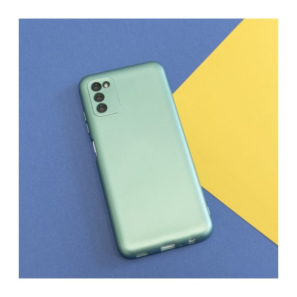 Metallic Case Samsung Galaxy S21 FE hátlap, tok, zöld