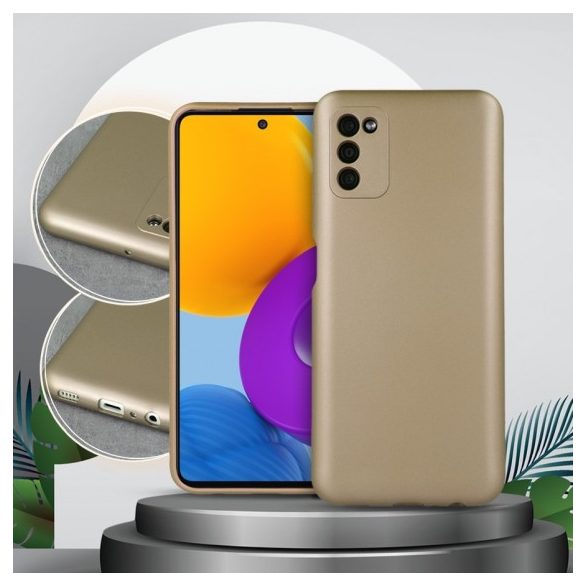 Metallic Case Samsung Galaxy S21 FE hátlap, tok, arany