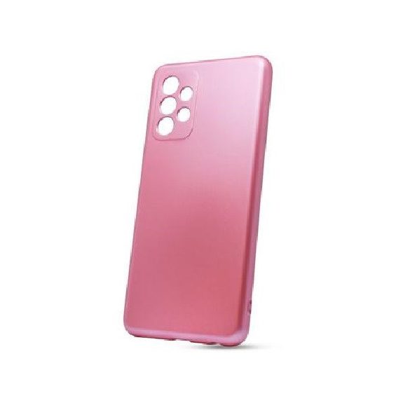 Metallic Case Samsung Galaxy A52 4G/A52 5G/A52s 5G hátlap, tok, rózsaszín