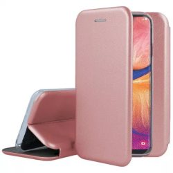   Smart Diva Samsung Galaxy S22 Plus oldalra nyíló tok, rozé arany