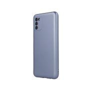   Metallic Case Samsung Galaxy S22 Ultra hátlap, tok, világoskék