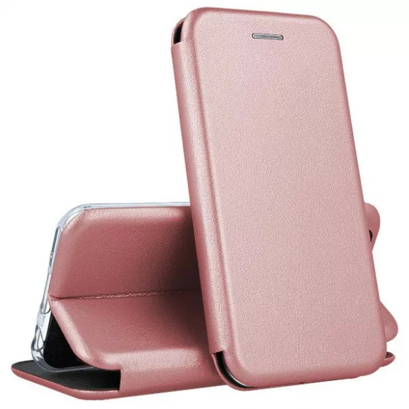 Smart Diva Samsung Galaxy A33 5G oldalra nyíló tok, rozé arany