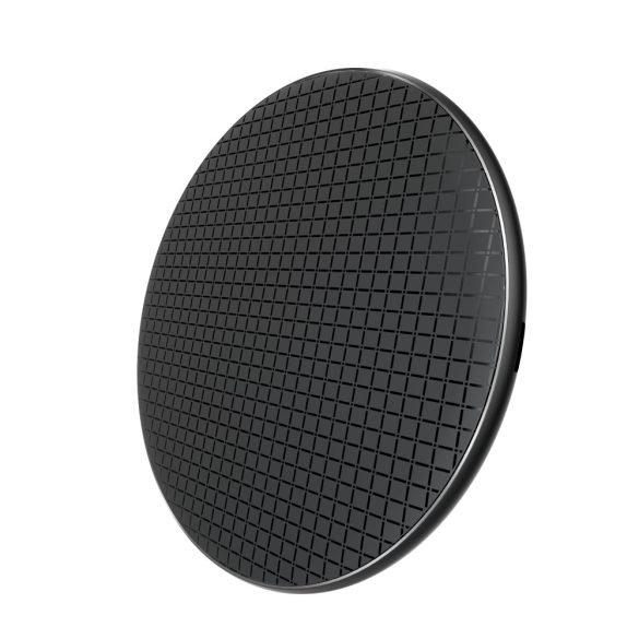 XO WX020 Qi Wireless Charger, univerzális asztali vezeték nélküli töltő, 15W, fekete