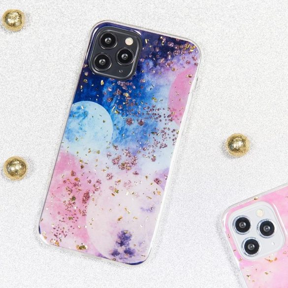 Gold Glam Case Galactic Samsung Galaxy  A50/A30/A50s/A30s hátlap, tok, színes