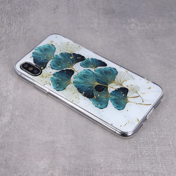 Gold Glam Leaves Case Xiaomi 12 5G/12X 5G/12S 5G 5G hátlap, tok, mintás, színes