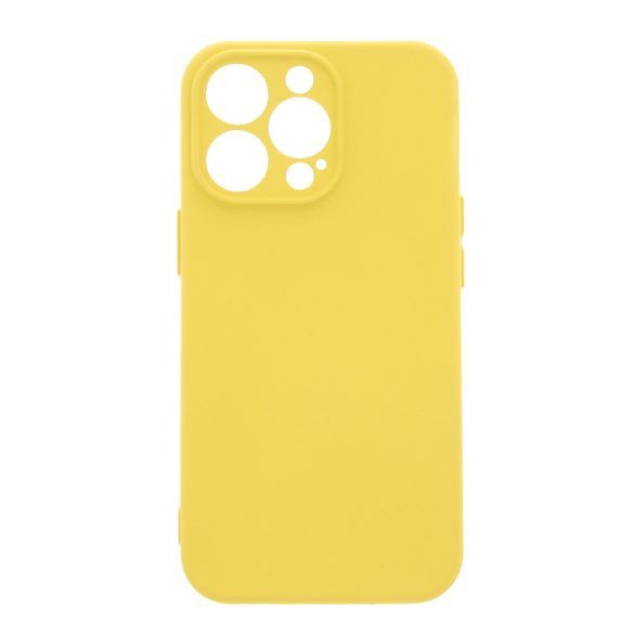 Silicone Case iPhone 7/8/SE (2020/2022) szilikon hátlap, tok, sárga
