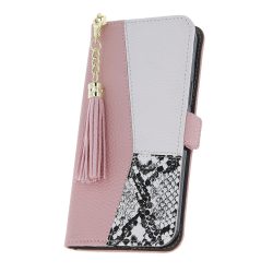   Charms Case Samsung Galaxy S23 oldalra nyíló tok, rózsaszín